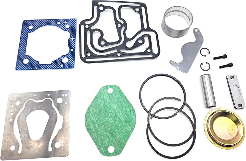 Kridets 85mm Single Cylinder Air Compressor Repair Kit 4089238 4025245 9111549292 for Wabco for Cummins ISX C ISC ISL L M ISM and N Engines Includes piston pin rings and bearing - Image 1